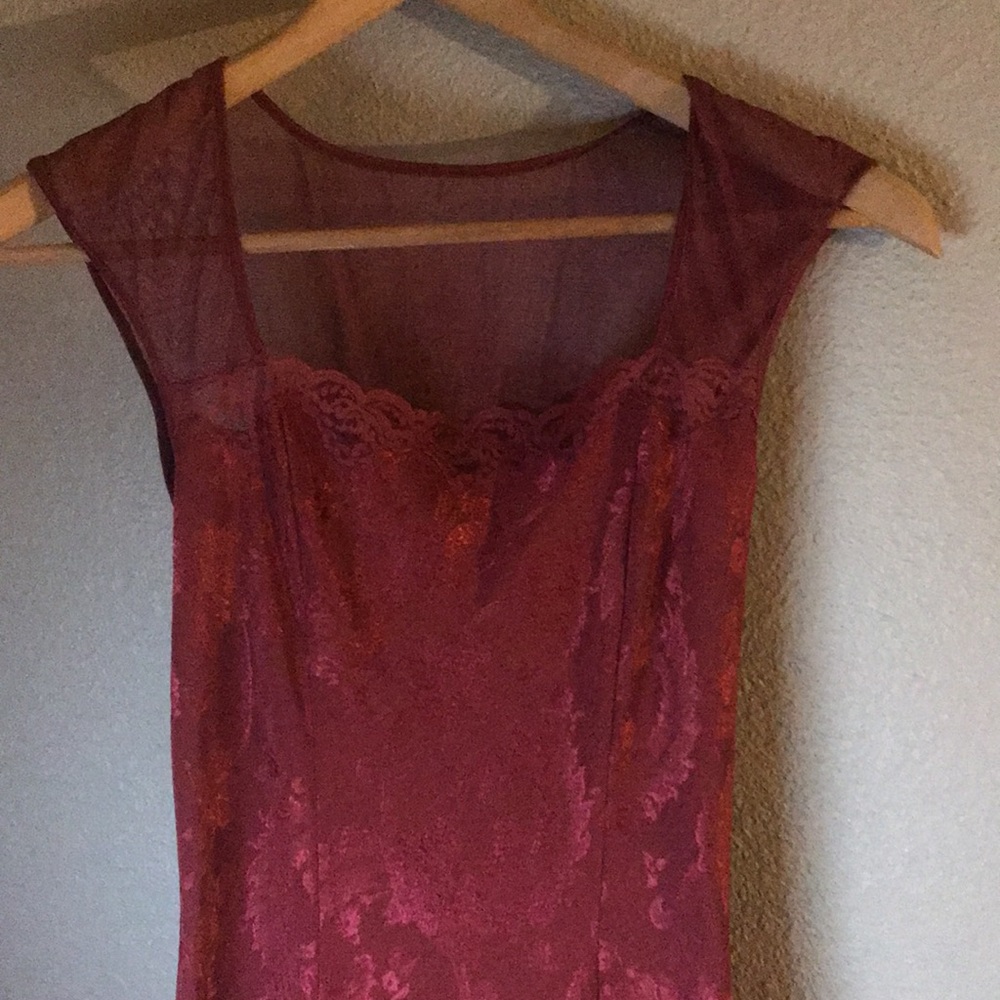 Mesh Slit Dress